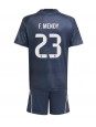 Real Madrid Ferland Mendy #23 Replika Borta Kläder Barn 2025-26 Kortärmad (+ byxor)